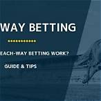 how to bet on horse racing each way